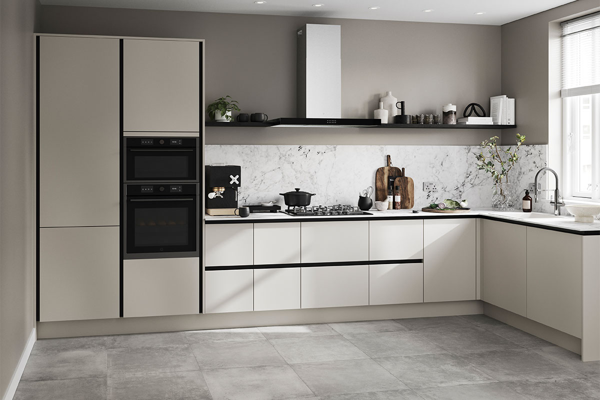 Handleless kitchen clearance b&q