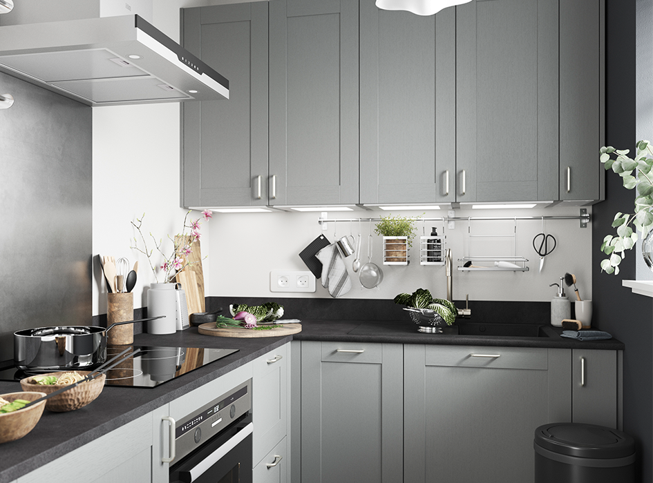 Axstad dark shop grey kitchen