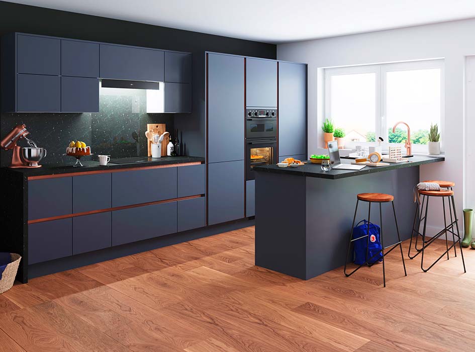 Handleless kitchen outlet b&q