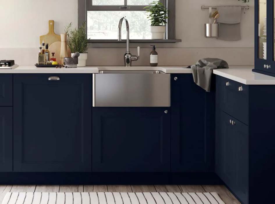 Axstad blue sales kitchen